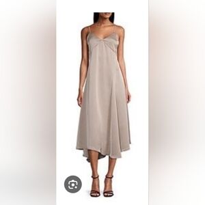 Worthington Taupe Midi Dress